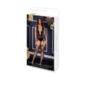 Miniatyrbillede 1 af 6: Korset Front Seler Fiskenet Bodysuit Queen Size Baci Lingerie BW3125