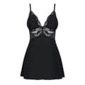 Miniatyrbild 6 av 6: Babydoll Obsessive 810-BAB-1 S/M Svart S/M