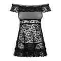 Miniatyrbild 4 av 5: Babydoll Obsessive Flores Svart S/M