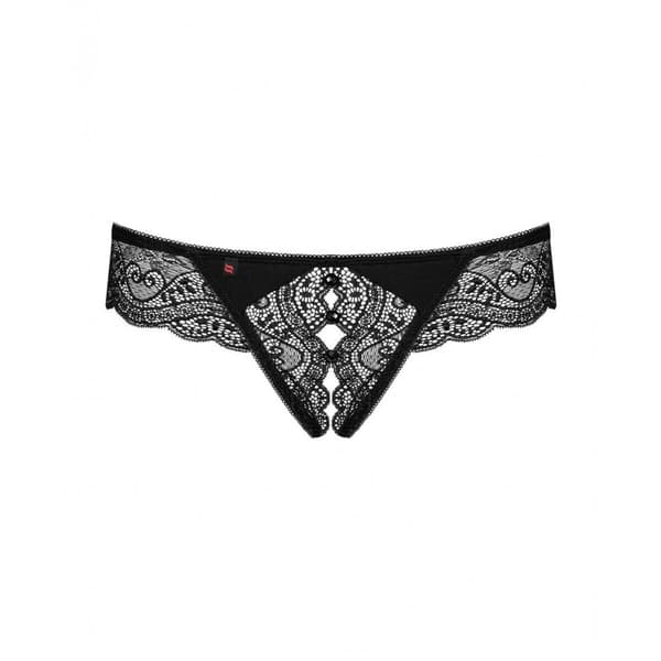 Miamor G-streng med blonde Obsessive Miamor Sort S/M