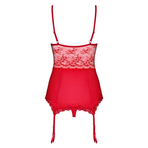 Lovica Trikoo Corset Obsessive OB3360 Punainen L/XL