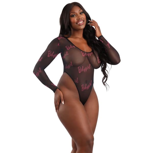 Trikåer Fantasy Lingerie Svart Queen size