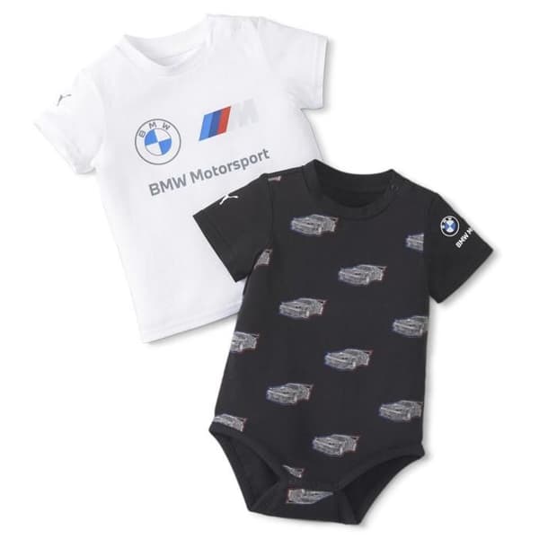 BMW Motorsport babybody - svart - 3 år
