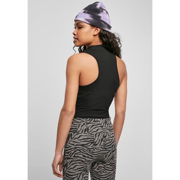 Body med rullkrage - Urban Classics - Svart - Åtsittande - Jersey stretch - Tryckknappar