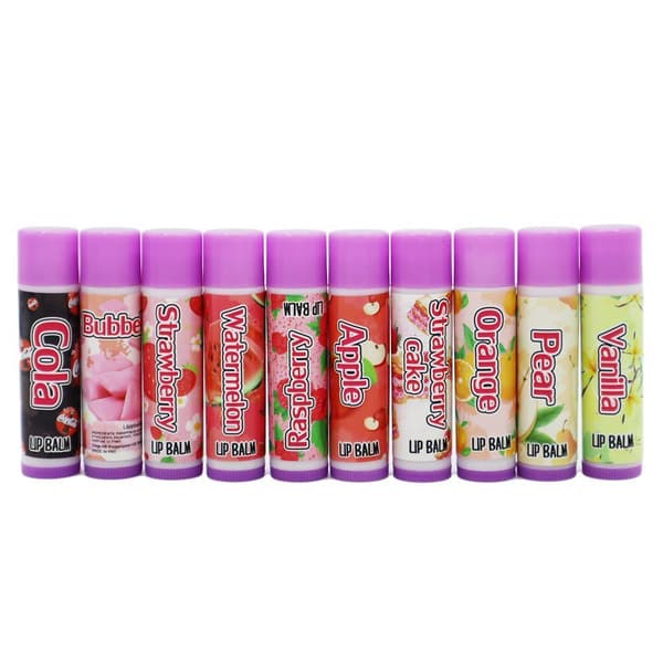 3st Läppbalsam, Lypsyl, Lip balm,  mjukgörande , mixade dofter