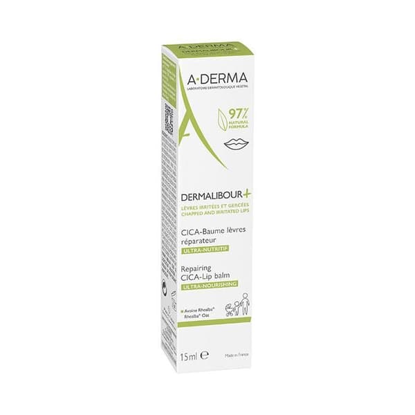 Aderma Dermalibour+ Cica Repairing Lip Balm 15ml
