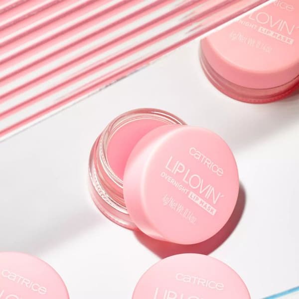Läppvård - Catrice - Lip Lovin' Overnight Lip Mask - 4 Gr - Unisex - Rosa