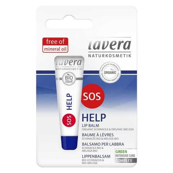 Lavera Lip Balm SOS Help Emergency Chapped Lips Organic 4,5g