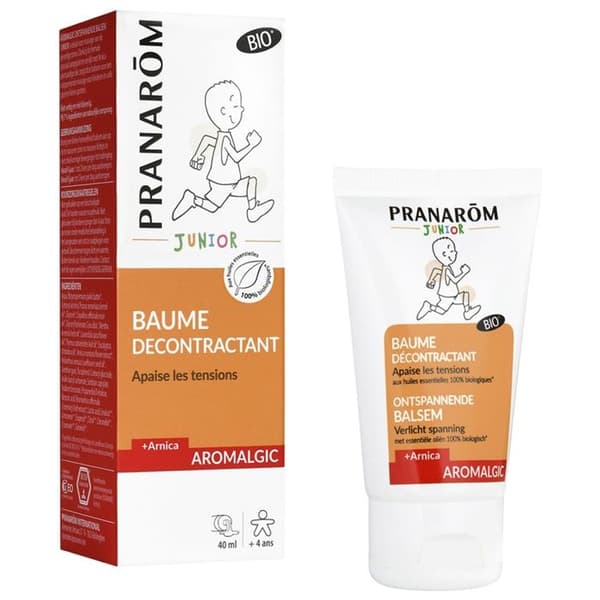 Baume Massage Avslappnande - Pranarom - Aromalgic - Ekologisk - 40ml - Hypoallergenisk