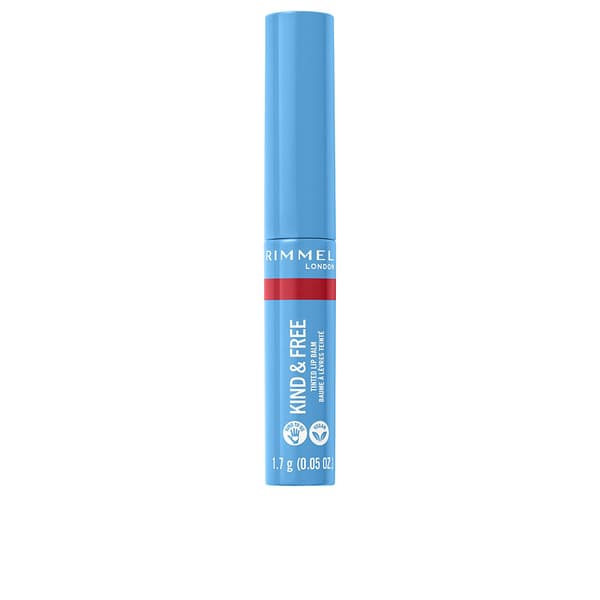 RIMMEL LONDON KIND &amp; FREE tinted lip balm #005-turbo red 1.7 g