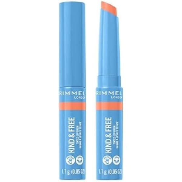 Läppbalsam - RIMMEL - Kind &amp; Free - 003 Tropical Spark - Krämig konsistens - Lätt täckning
