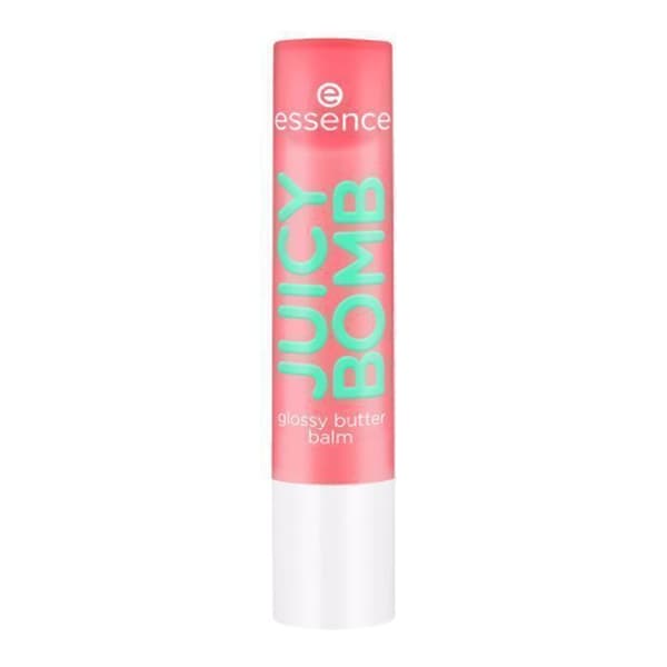 Läppbalsam - ESSENCE - Juicy Bomb 01 - Återfuktande - Glansig Lyster - Färg Rosa