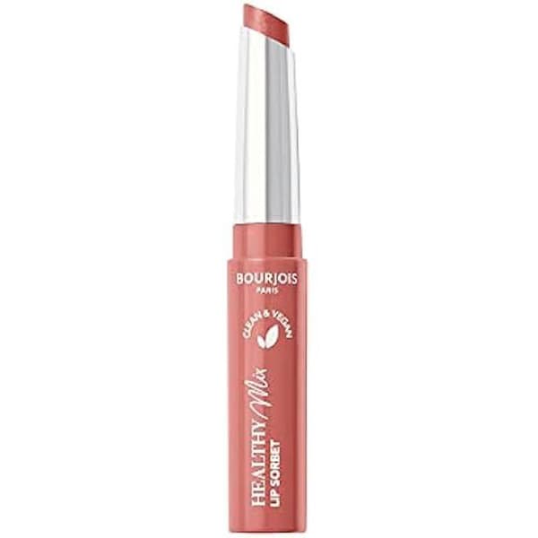 Tonat läppbalsam - BOURJOIS - Lip Sorbet Healthy Mix Clean - 06 Peanude Butter - Vegan - Moisturizing
