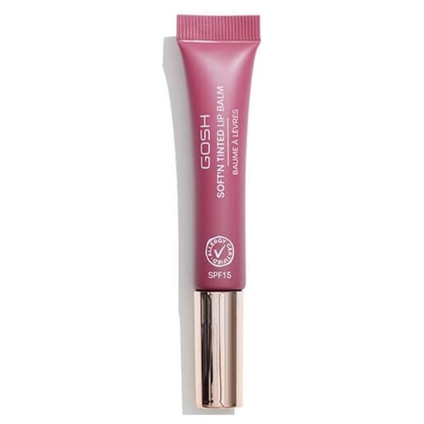 Tonat läppbalsam - GOSH - 006 Berry - SPF 15 - Vegan - Optimal återfuktning