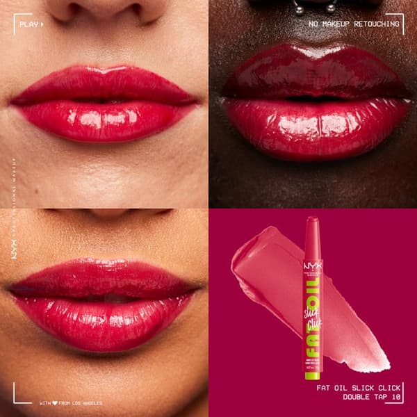 Tinted Lip Balm - NYX Professional Makeup - Double Tap - Long Lasting Hydration - Vegan - Light Formula