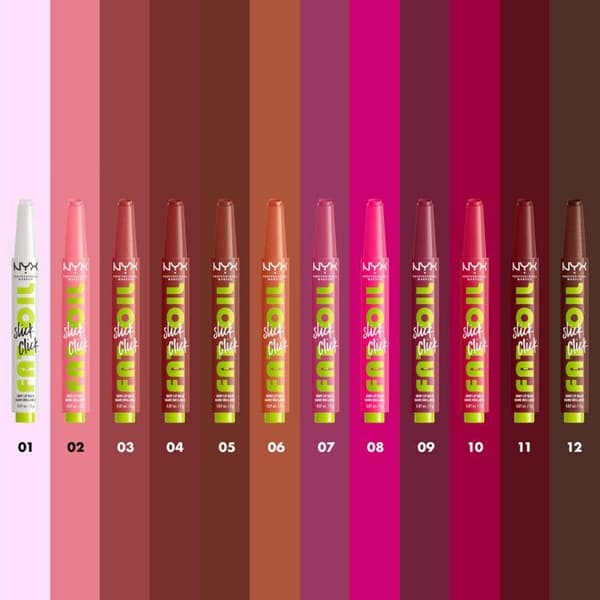 NYX Professional Makeup Shiny Tinted Lip Balm, med fuktgivande oljor, långvarig återfuktning, lätt formel, vegan,
