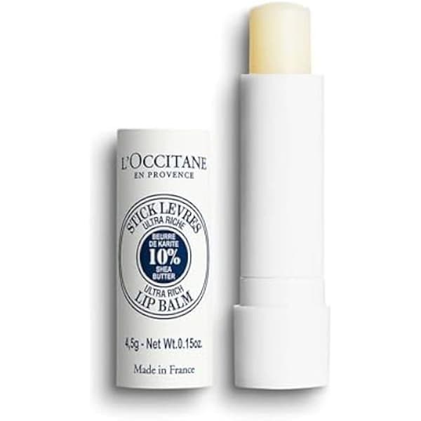 L'OCCITANE Ultra Rich Shea Lip Balm 4,5g | Berikad med 10 % sheasmör | Vårdar och skyddar torra läppar |