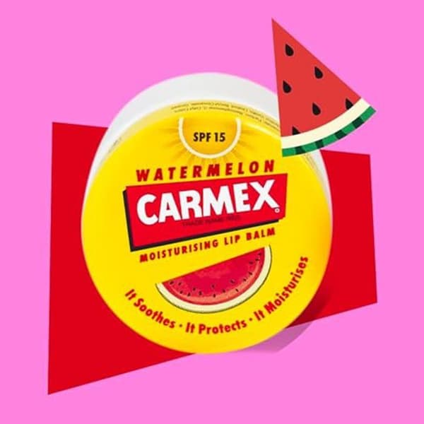 Läppbalsam - CARMEX - Vattenmelonburk - SPF15 - Återfuktande - Reparerande - Lugnande