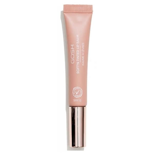 Tonat läppbalsam - GOSH - 002 Nougat - SPF 15 - Vegan - Optimal återfuktning