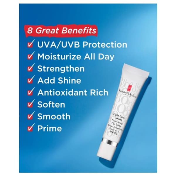 Läppbalsam - ELISABETH ARDEN - Eight Hour® Cream - Närande Balsam - SPF 20 - Intensiv återfuktning