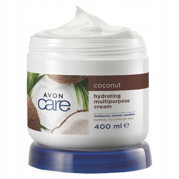 AVON Universal återfuktande kräm för hela kroppen med kokosolja 400 ml