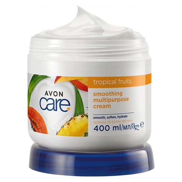 AVON Utjämnande kräm för ansikte, händer och kropp Tropiska frukter 400 ml