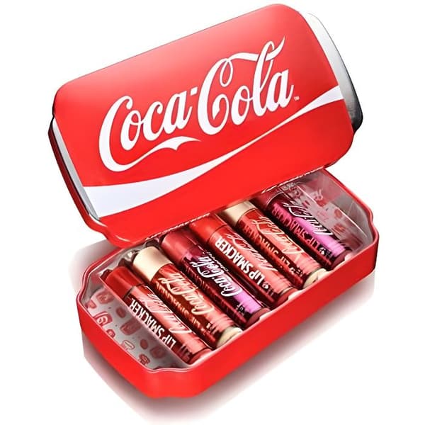 Lip smacker Presentset Metal Box Coca Cola Can 6 läppbalsam 39036