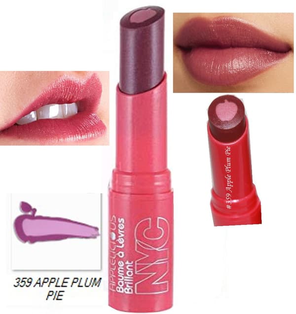 NYC Applelicious Glossy Lip Balm - Apple Plum Pie