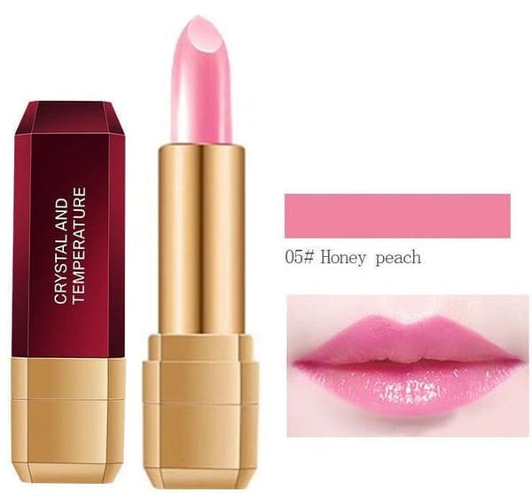 Hannaier Ceramide Crystal Color Changing Lip Balm - Honey Peach