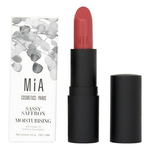 Fuktighetsgivende Leppestift Mia Cosmetics Paris 511-Sassy Saffron (4 g)