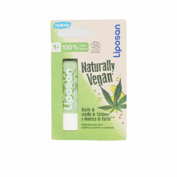 Fuktighetsgivende Leppebalsam Liposan Naturally Vegansk Hampolje (4,8 g)