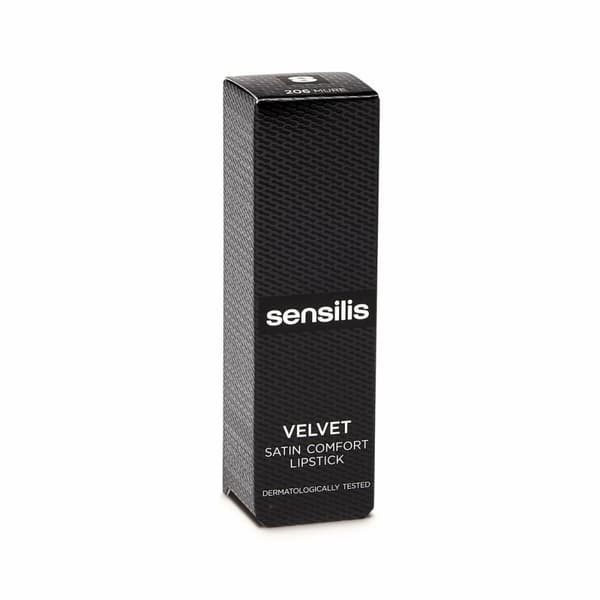 Fuktighetsgivende Leppestift Sensilis Velvet 206-Mure Satinfinish (3,5 ml)