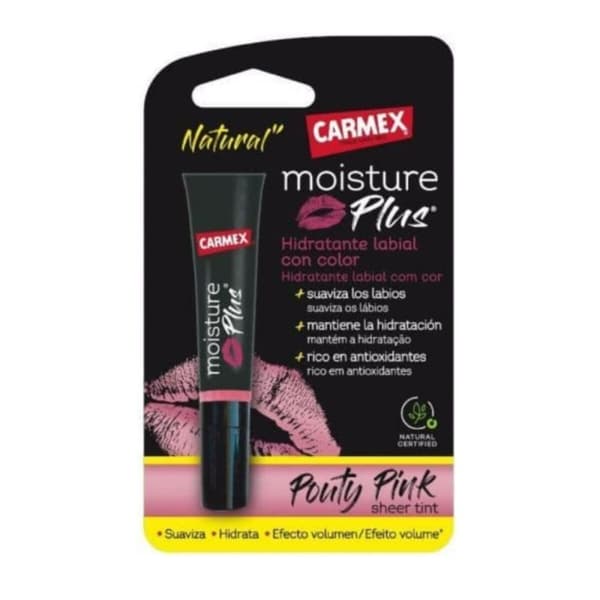Farget Leppebalsam Carmex Moisture Plus