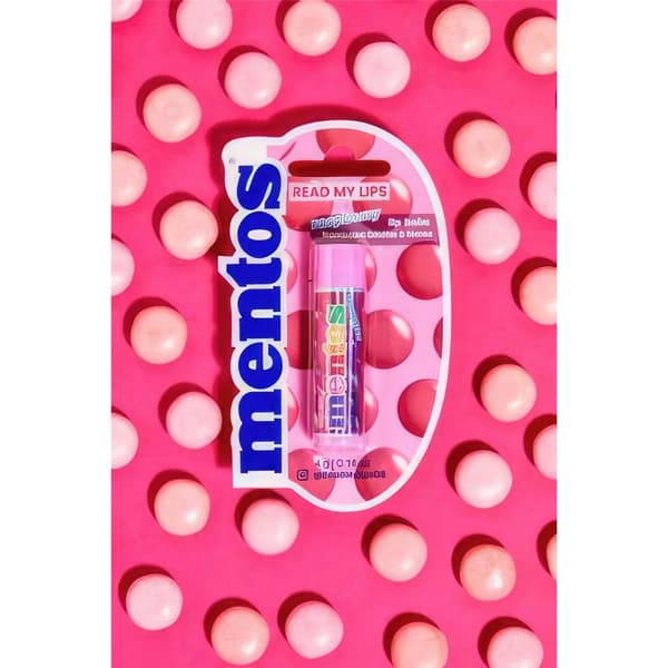 Mentos Vadelma/Mansikka Huulivoide - Marjainen Ilo Huulillesi