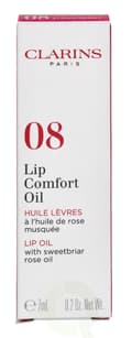 Miniatyrbillede 4 af 4: Clarins Lip Comfort Oil 7 ml #08 Strawberry