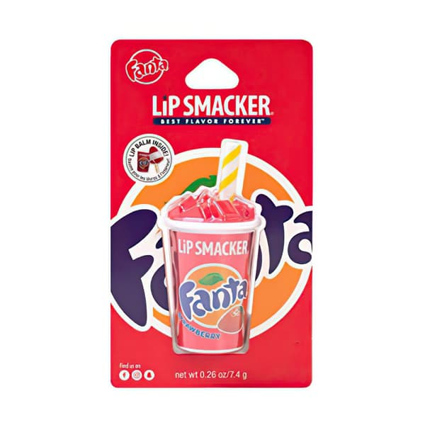 Läppbalsam Lip Smacker Coca - Cola / Fanta Jordgubb Smak