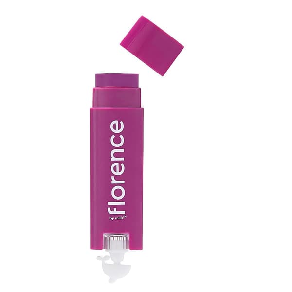 Florence by Mills Voi valas! Kirkas huulirasva Lohikäärmeen hedelmä ja viinirypäle Violetti