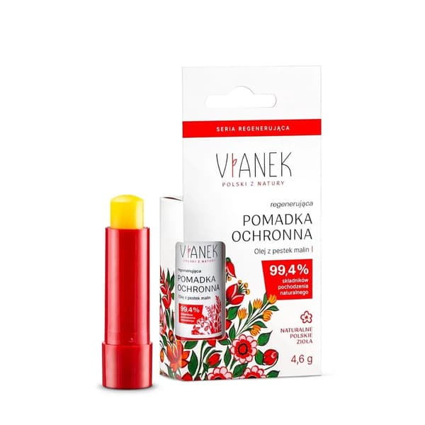 VIANEK Regeneroiva suojaava huulirasva, 4,6 g