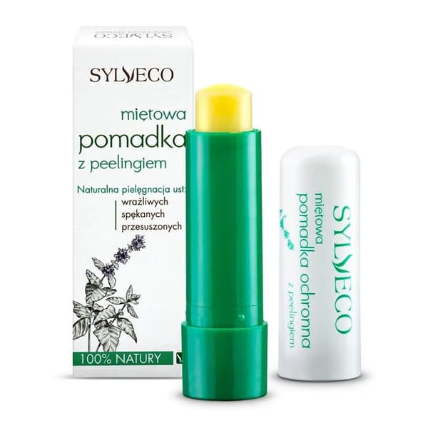 Sylveco Mint läppstift med peeling 4,6 g