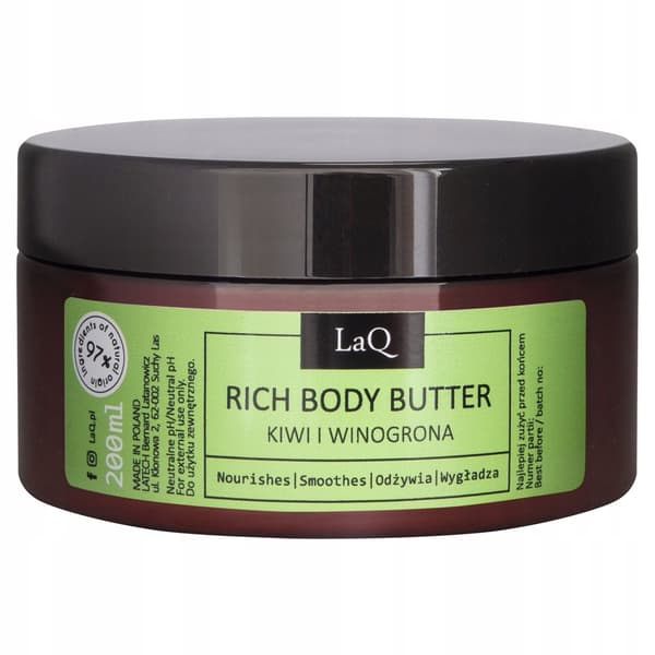 LAQ KANIN KIWI OG DRUER Body Butter 200 ml / 7459