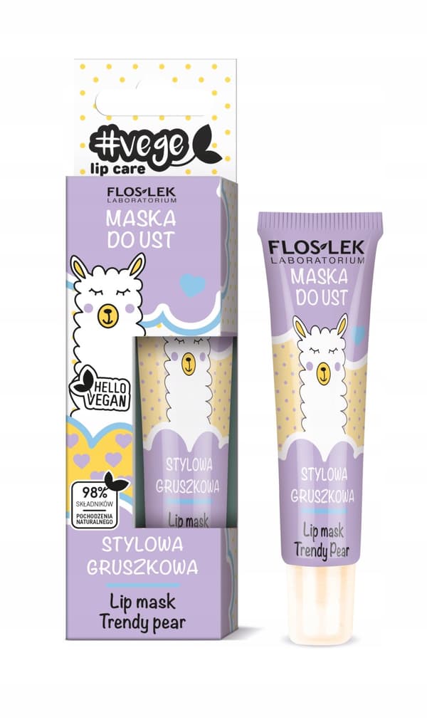 VEGE LIP CARE LIP MASK TYYLIKAINEN PÄÄRYNÄ 14G