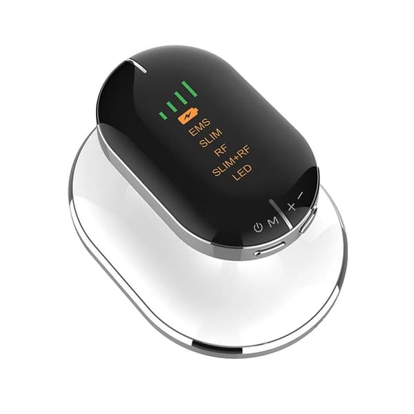 4 i 1 Cellulite Massager, Flera Massagelägen, Bärbar och Sladdlös Design,Vit
