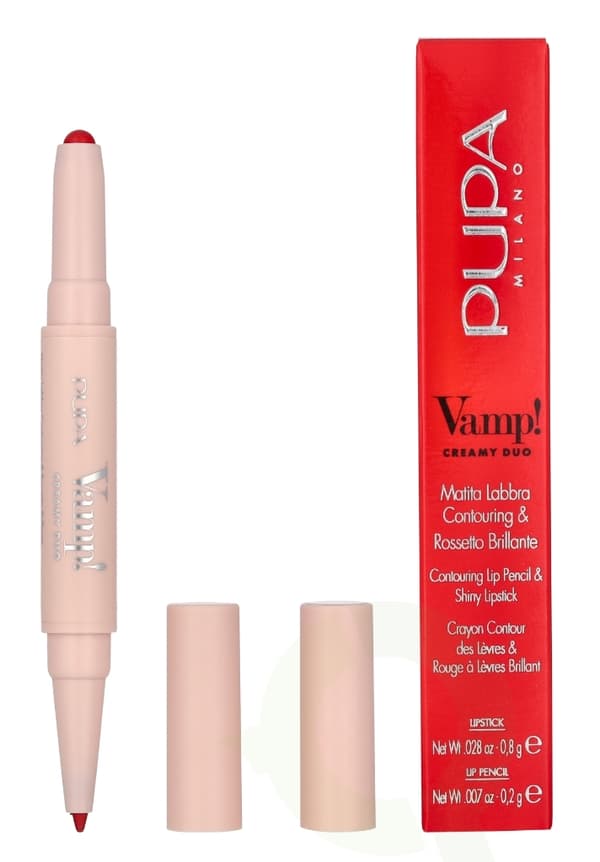 Pupa Milano Pupa Vamp! Creamy Duo Lip Pencil 1 g #011 Orange Red