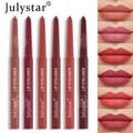 Miniatyrbild 1 av 4: INN Lip Liner 6 PCS 5ml 12h ingen blekning vattentät och långvarig peel off tatueringsläppliner innehåller 6 färger