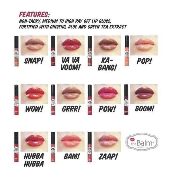 theBalm Pretty Smart Lip Gloss-Wow 6,5ml