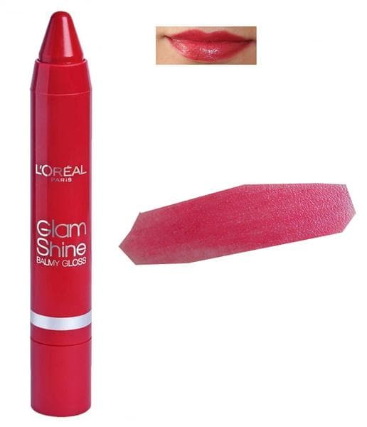 L'Oreal Glam Shine Balmy Lip Gloss - 909 Pomegranate Punch