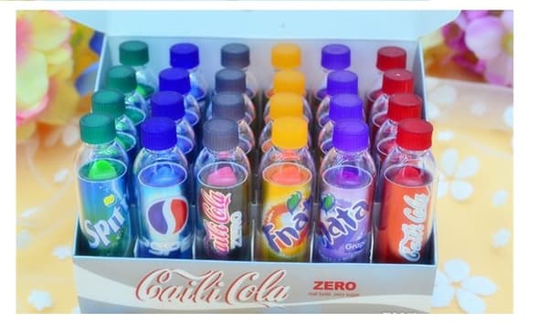 Läppbalsam i rolig flaskform 3-pack