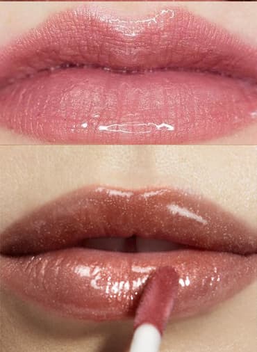 Arden High Shine Duo Lip Gloss-Sheer Starlight & Pink Champagne