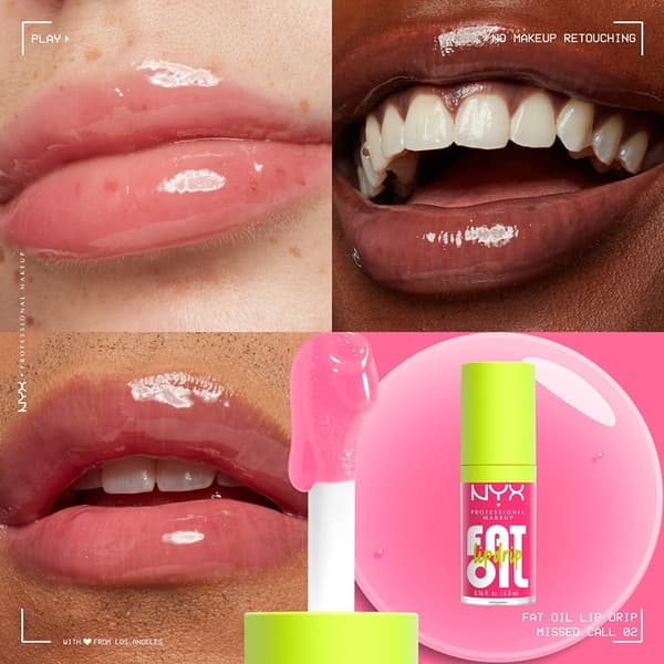 NYX PROF. MAKEUP Fat Oil Lip Drip 4.8 ml Missed Call
