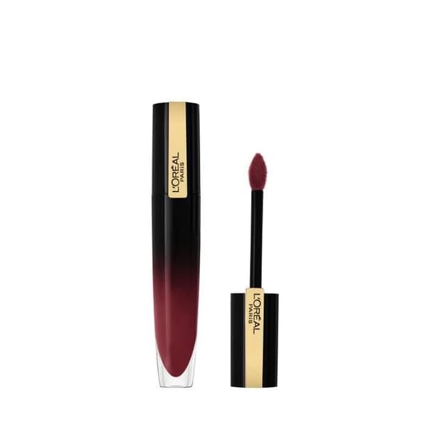 L'Oréal Paris - Lackerad flytande läppfläck - Brilliant Signature - Nyans: Be Powerful (312) - 6,4 ml